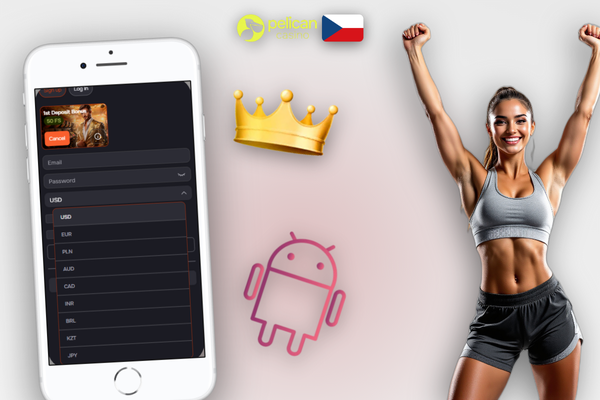 Chybové upozornění u e-mailového pole při registraci v Pelican Casino