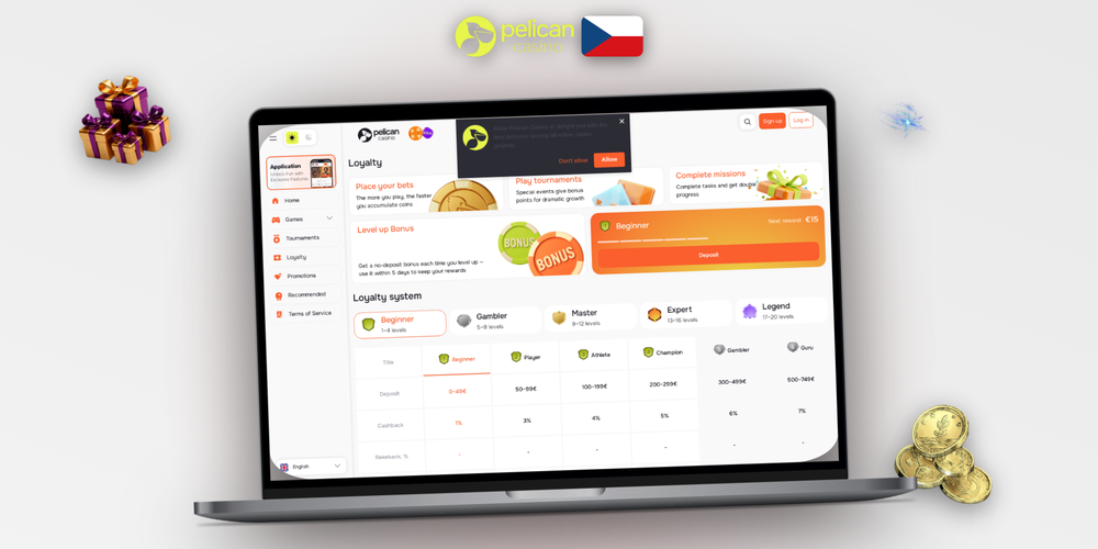 Pelican Casino promo kód PC180 zvýrazněný ve formuláři na desktopu i mobilu