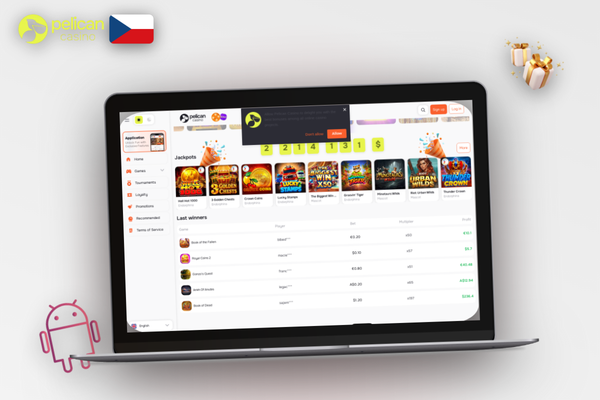 Ruka zavírá notebook jako symbol zodpovědné hry a sebekontroly v Pelican Casino